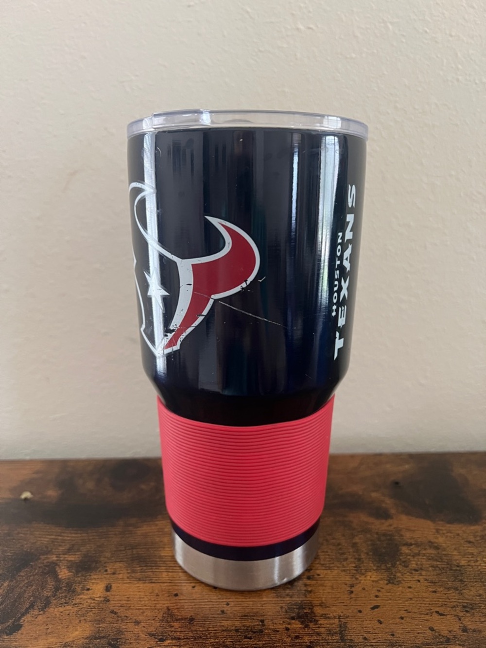 Houston Texans Tumbler Water Bottle Travel NFL